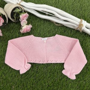 CHAQUETA ROSA HILO CORTA 26VE-242
