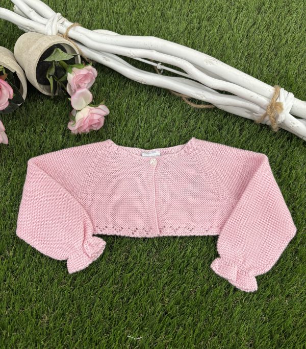CHAQUETA ROSA HILO CORTA 26VE-242