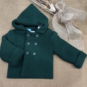 TRENKA DOBLE LANA VERDE BOTELLA CON CAPUCHA 026VE-309