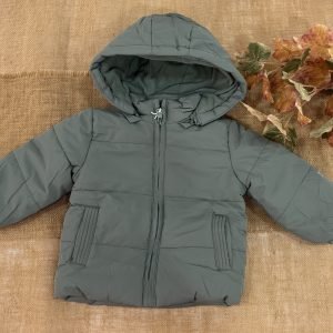 PLUMAS VERDE INTERIOR FORRO POLAR CAPUCHA DESMONTABLE Z3