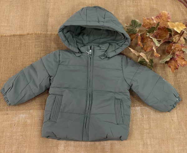 PLUMAS VERDE INTERIOR FORRO POLAR CAPUCHA DESMONTABLE Z3