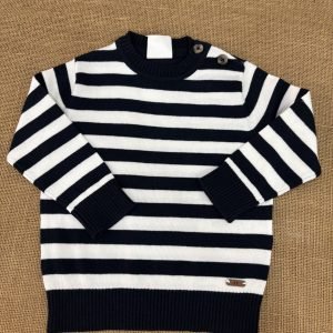 JERSEY DE RAYAS MARINO BLANCO Z26