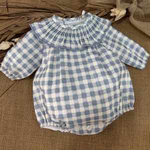 RANA VICHY AZUL CON CUELLO ENGOMADO 9104