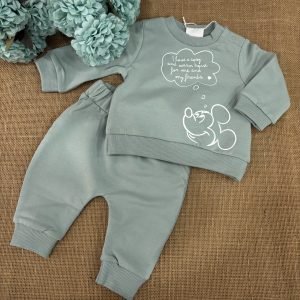 CONJUNTO ALGODON VERDE DE MICKEY MOUSE Z40